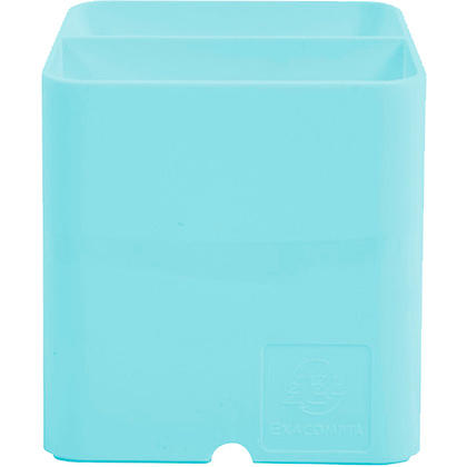 Подставка для канцелярских мелочей "Aquarel", 74x74x93 мм, зеленая пастель