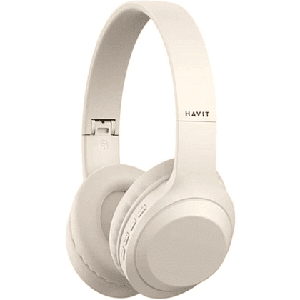 Наушники беспроводные Havit "H628BT", бежевый