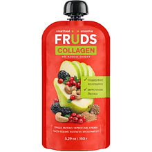 Пюре фруктовое "Smartfood smoothie fruds collagen"