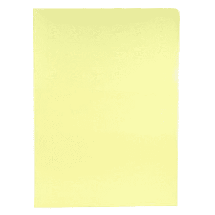 Папка-уголок "Inter-folia", A4, 115 мк, желтый