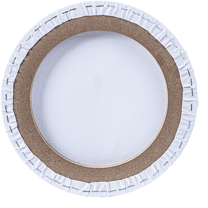 Холст на подрамнике круглый "Сонет", 30 см, хлопок, 280 г/м2, среднее зерно - 3