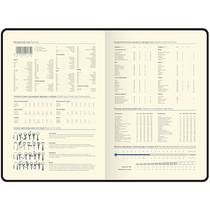 Ежедневник недатированный "xGold", А5, 320 страниц, синий - 6