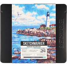 Набор карандашей цветных "Sketchmarker Морской"