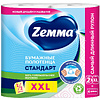 Полотенца бумажные  Zemma XXL, 2 рул, 2 слоя, декор - 2