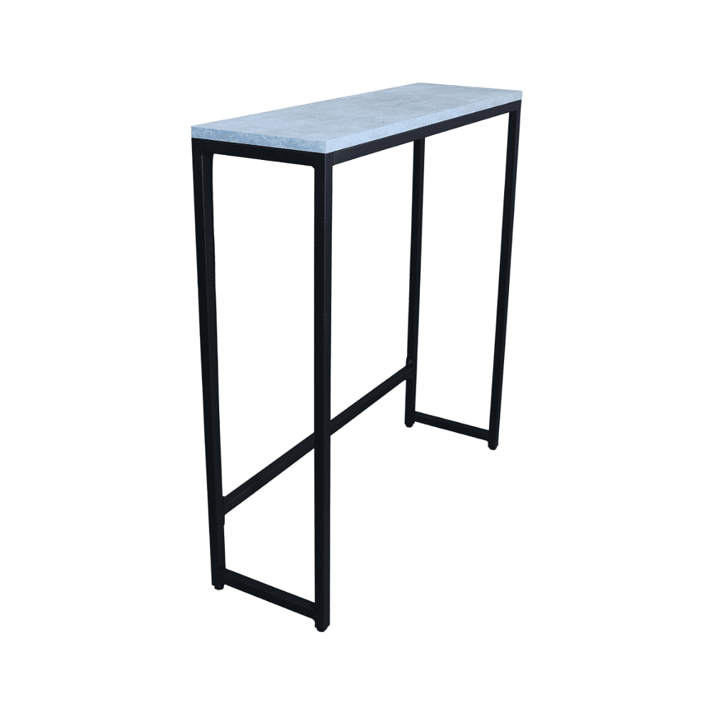 Стол консольный RION ALLERD, черный муар, Бетон