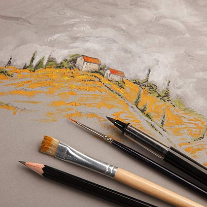 Блок-склейка "Paint'On" Gris, А4, 250 г/м2, 30 листов - 2