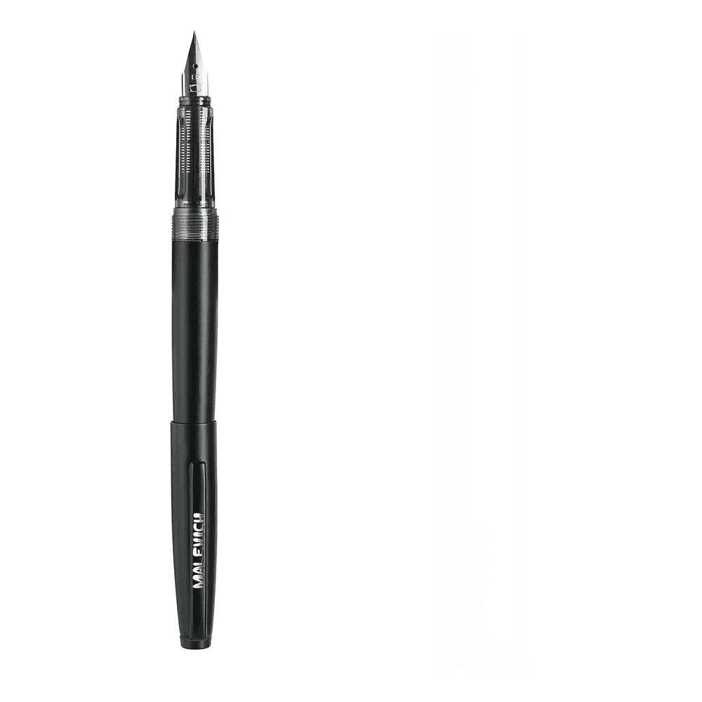 Ручка перьевая EF "Малевичъ", металл, с конвертером, черный - 5