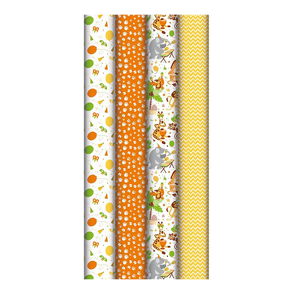 Бумага декоративная в рулоне "Safari", 2x0.7 м, ассорти