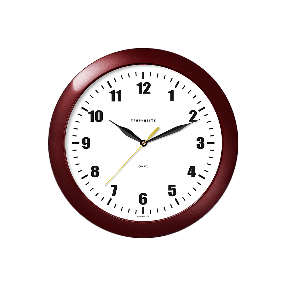 Часы настенные "963644", бордовый