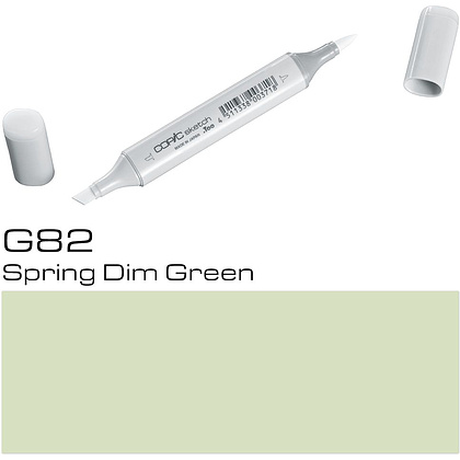Маркер перманентный "Copic Sketch", G-82 весенний тусклый зеленый