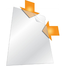 Папка-уголок "Durable", A4, 120 мк, пластик, прозрачный