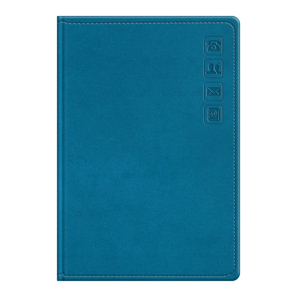 Книга алфавитная "Winner. Dark teal", А5, 135х205 мм, 80 листов, бирюзовый