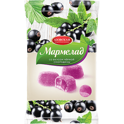 Мармелад желейный "Черная смородина", 300 г