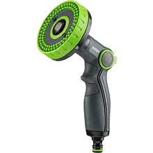 Пистолет-распылитель Amigo Grande 79401, 2/4", 6 фунций, пластик, серый, зеленый