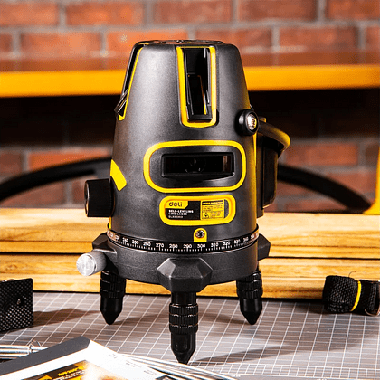 Уровень Deli YS EDL332303, лазерный, 3 линии, зеленый луч - 2