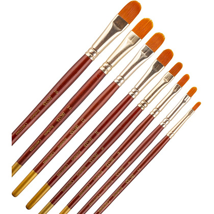 Кисть "Decola", синтетика, овальная, №4 - 5