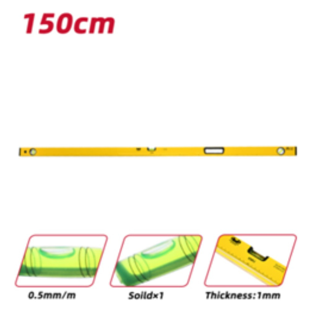 Уровень "Deli" 1500 мм, пузырьковый - 2