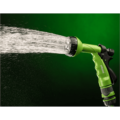 Комплект поливочный Amigo Grande "79230", 1/2", 6 фунций, пластик, зеленый, черный - 7