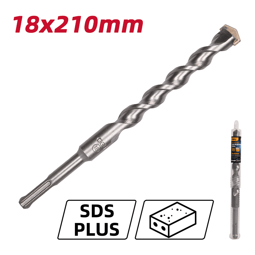 Бур по бетону Deli YS EDH-Y18210,18 x 210 мм, SDS-PLUS - 2