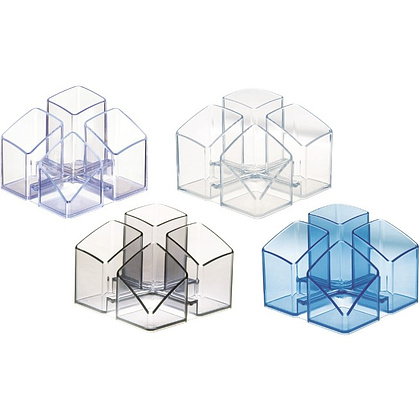 Подставка для канцелярских мелочей "Scala", прозрачно-серый - 3