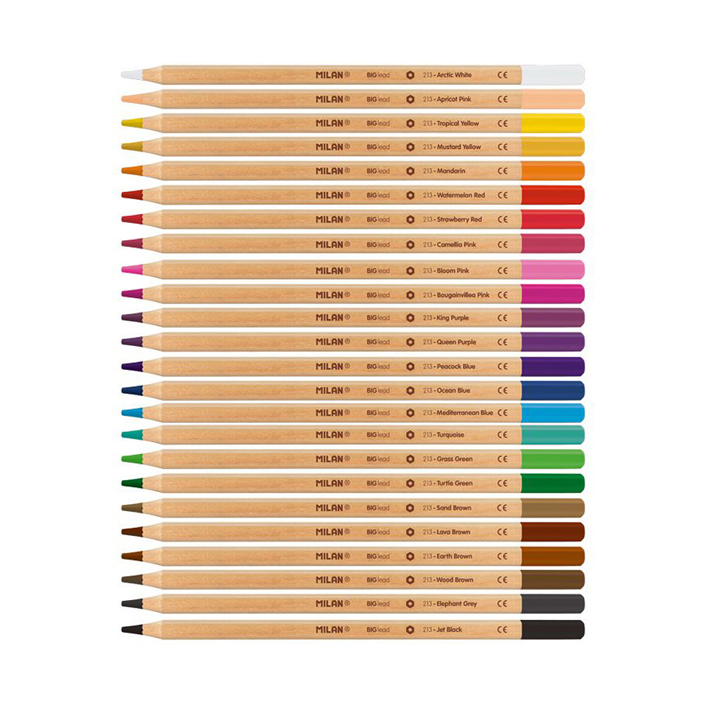 Цветные карандаши Milan, 24 цвета - 2