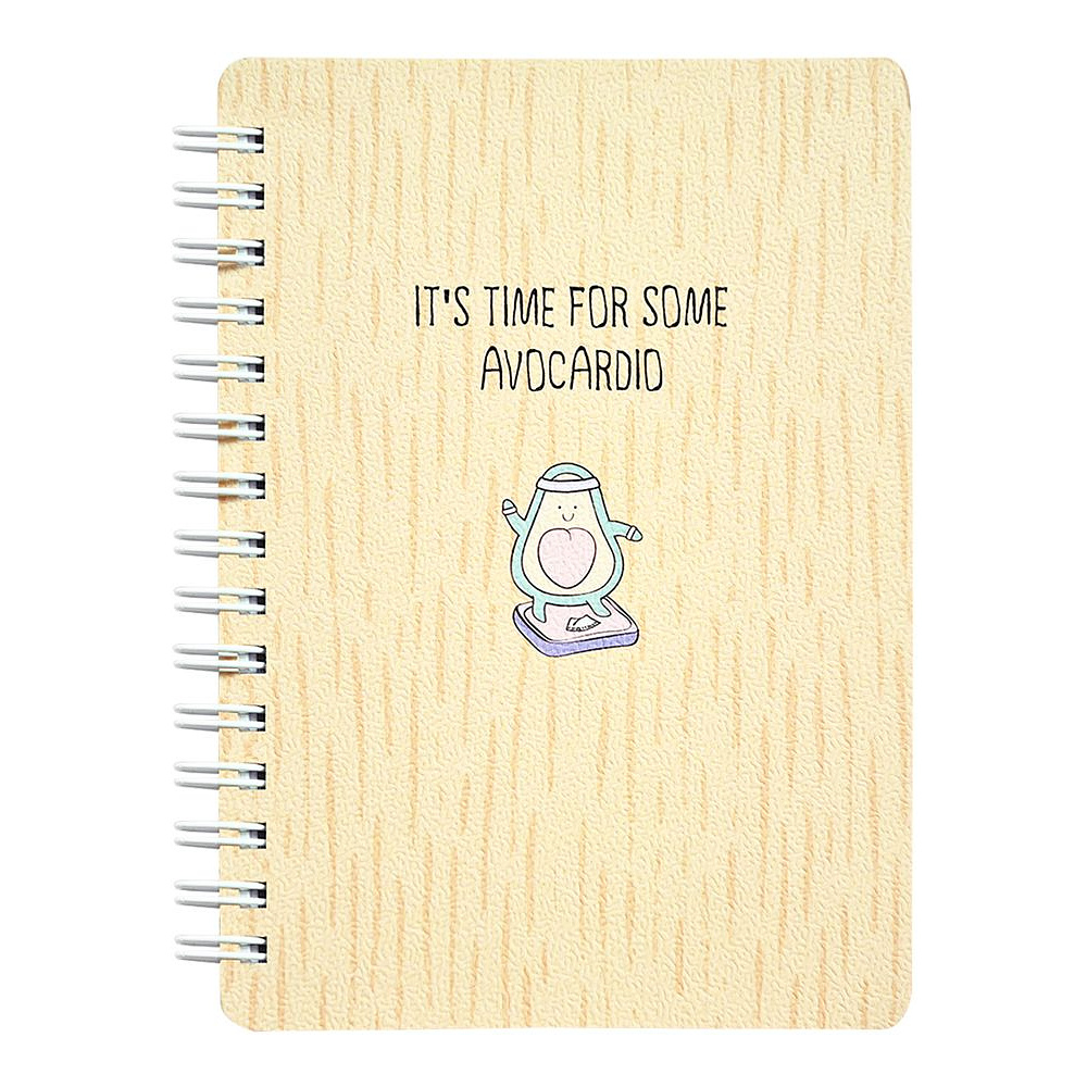 Блокнот "Avocado зарядка", А6, 120 листов, клетка, разноцветный