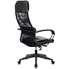 Кресло для руководителя "Бюрократ CH-608", экокожа, сетка, пластик, черный - 4