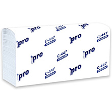 Полотенца бумажные  PROtissue W - сложение, 200 листов, 2 слоя, 100% целлюлоза