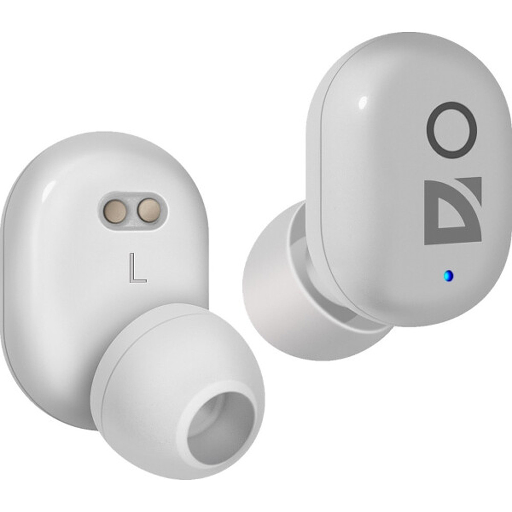 Наушники беспроводные Defender "Twins 905", Bluetooth, белый