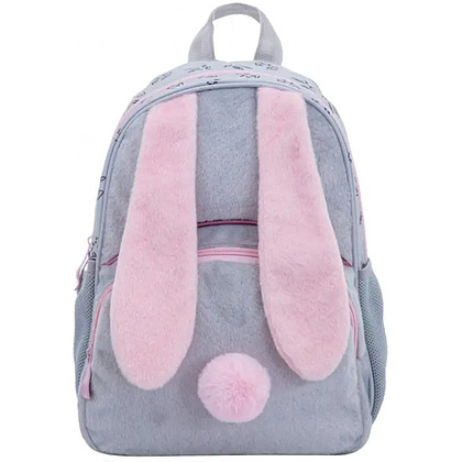 Рюкзак школьный "Honeybunny", серый, розовый - 2