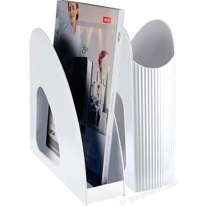 Модуль для бумаги вертикальный "Twin",  белый - 3