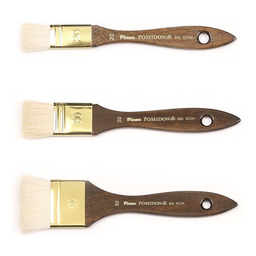 Кисть для рисования "Pinax POSEIDON", коза, флейц, №50 - 2