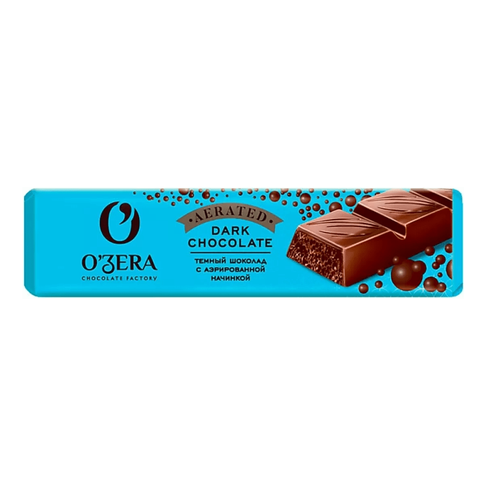 Шоколад темный "O`Zera Aerated", 32 гр, пористый