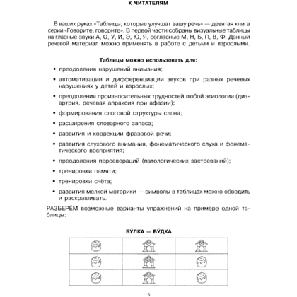 Книга "Говорите, говорите: Таблицы, которые улучшат вашу речь", Наталья Катэрлин - 2