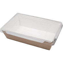 Контейнер бумажный для салата, 500 мл, 300 шт/упак, крафт