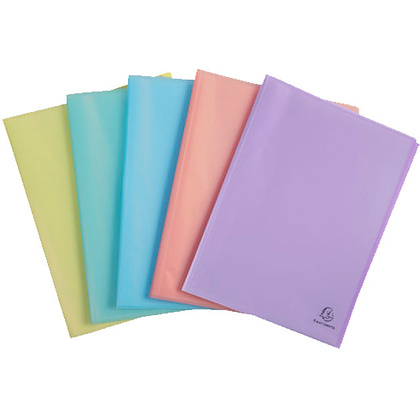 Папка c файлами "Chromaline Pastel", 40 карманов, ассорти