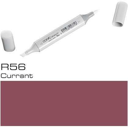 Маркер перманентный "Copic Sketch", R-56 смородина