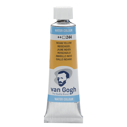 Краски акварельные "Van Gogh", 244 индийский желтый, 10 мл, туба