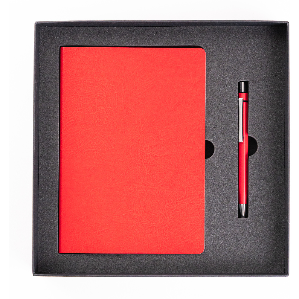 Набор подарочный (ежедневник недатированный Lotce, ручка шариковая автоматическая), черный