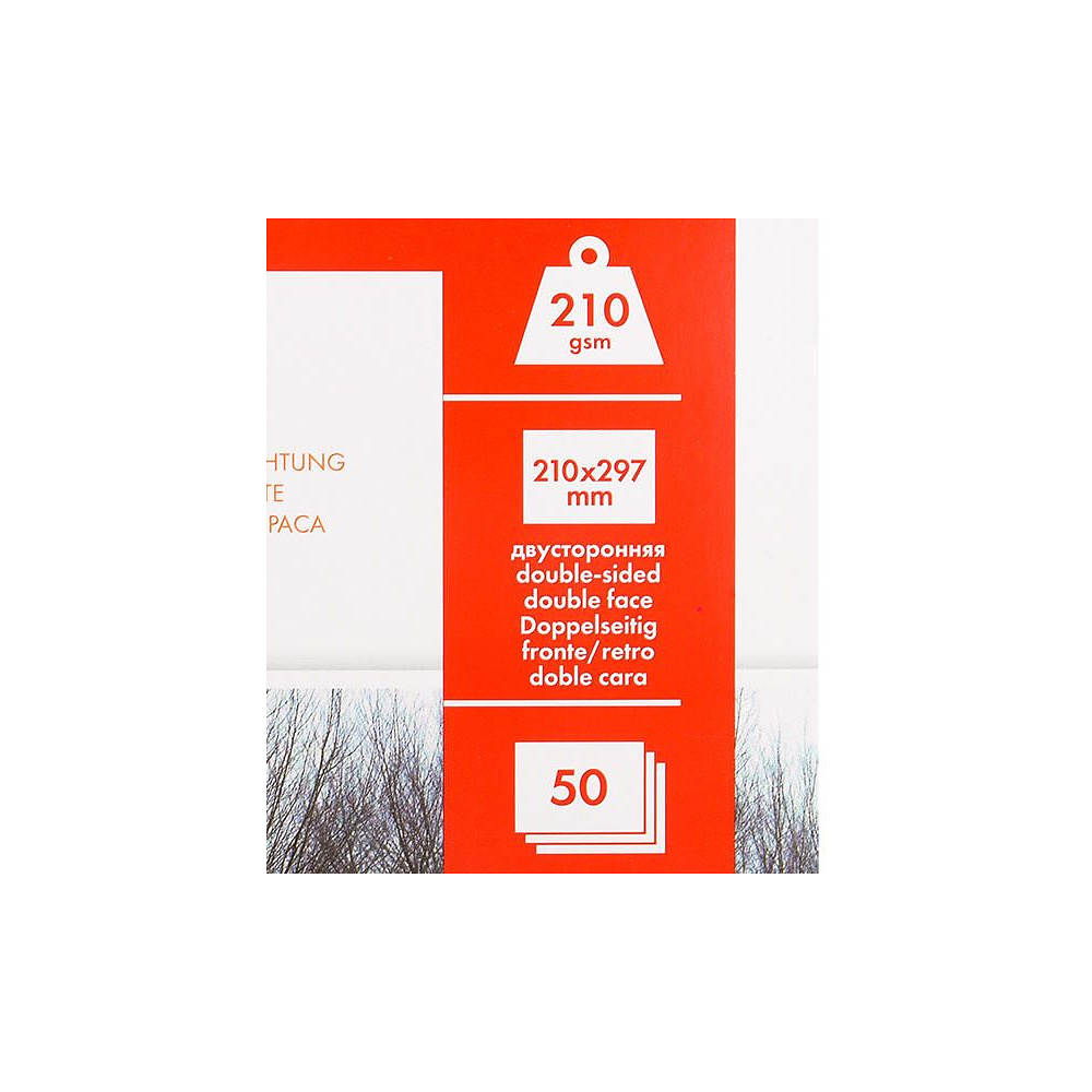 Двусторонняя глянцевая/матовая фотобумага для струйной печати "Lomond", А4, 50 листов, 210 г/м2 - 2