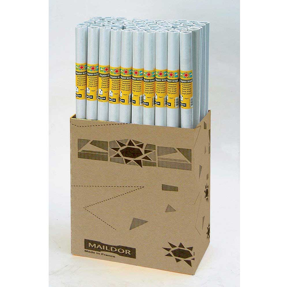 Бумага крафт для рисования "Clairefontaine", 1x10 м, рулон, белый - 7