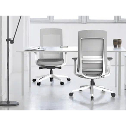 Кресло компьютерное SitZone E-VL002A, сетка, ткань, пластик, черный - 9