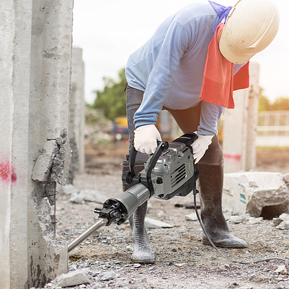 Молоток отбойный Deli RS DE-DG15-2E 1800 Вт, 65 Дж, 2100 уд/мин, кейс - 6