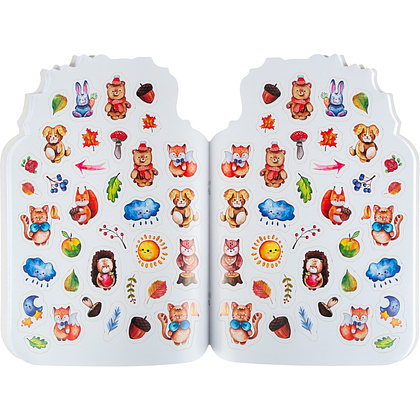 Альбом для рисования "Цветик. Ежик" с наклейками, 276х195 мм, 32 листа - 5