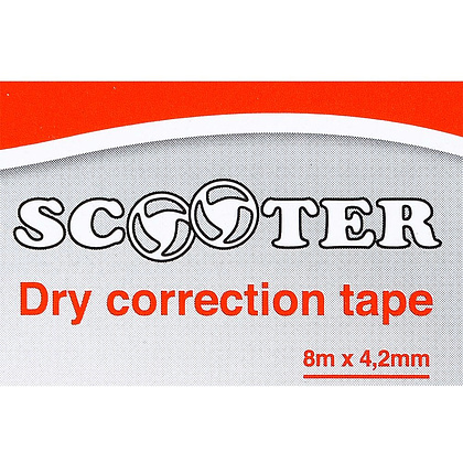 Корректирующий роллер "Scooter", лента, 4.2x8 мм/м - 2