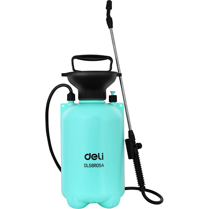 Опрыскиватель Deli GS EDL581105A, помповый, 5 л, голубой, черный