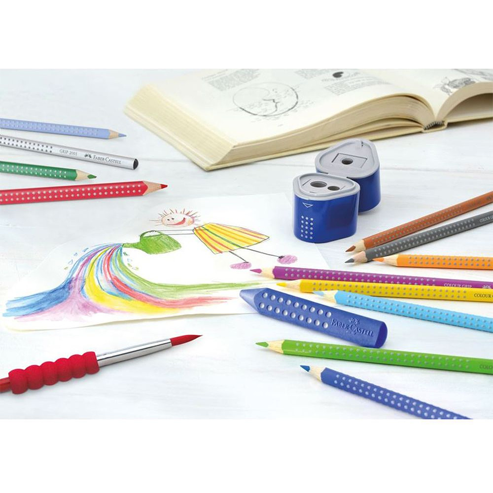 Цветные карандаши "Faber- Castell Grip 2001", 12 цветов - 2
