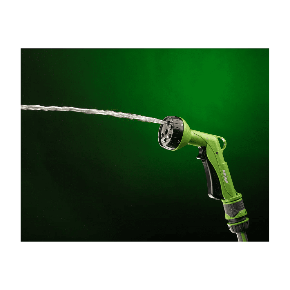 Комплект поливочный Amigo Grande "79234", 1/2", 6 фунций, пластик, зеленый, черный - 10