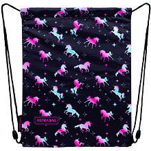 Мешок для обуви Astra "Unicorn squad", розовый