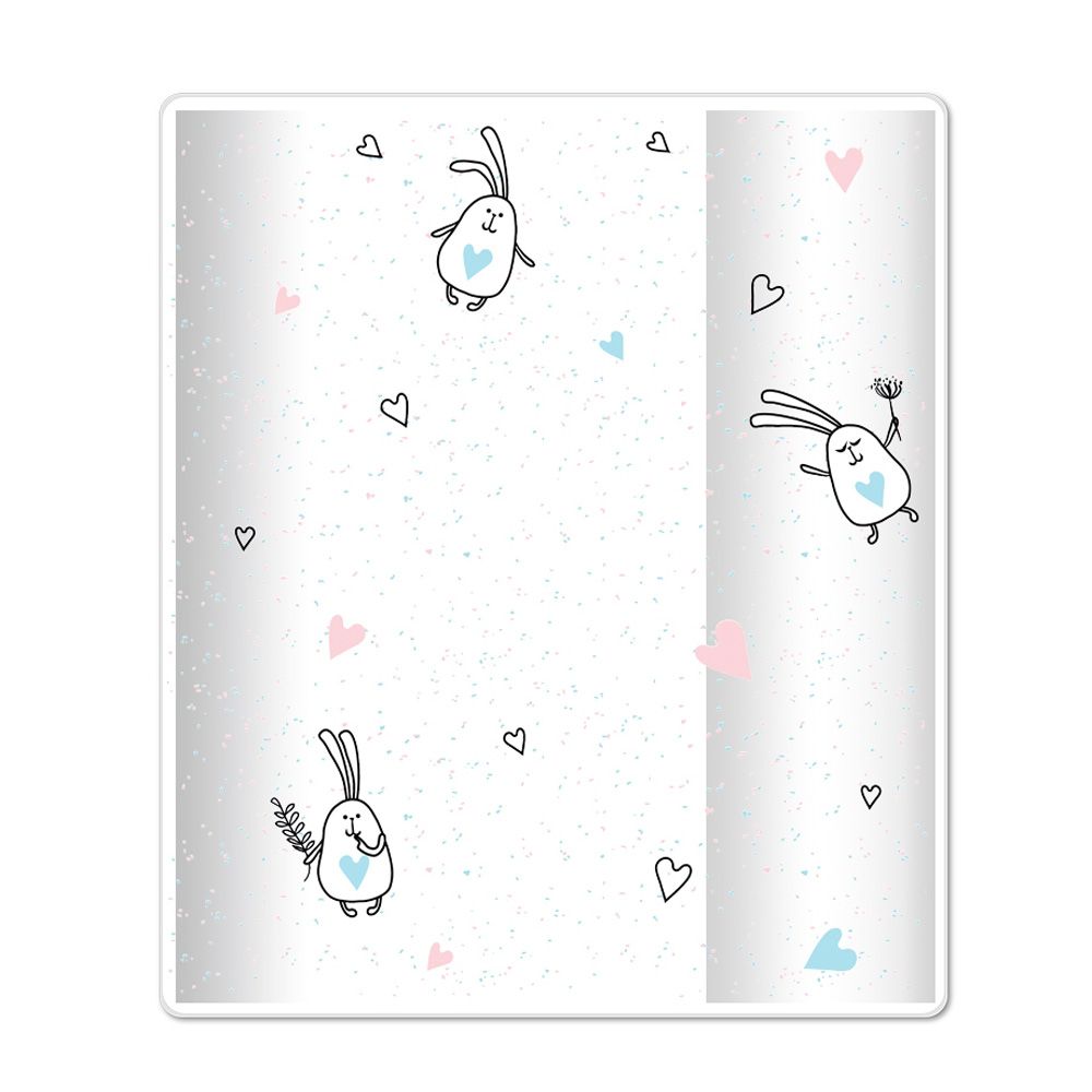 Обложка для тетрадей "Bunny", 350x210 мм, разноцветный